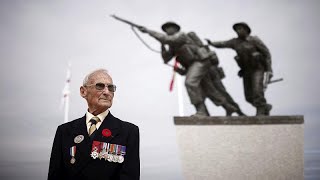 Débarquement en Normandie  inauguration dun mémorial britannique [upl. by Fawcette]