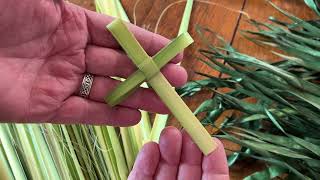 Palm Cross Tutorial [upl. by Bruell]