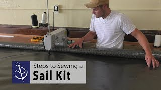 Steps to Sewing a Sail Kit from Sailrite [upl. by Elvis744]