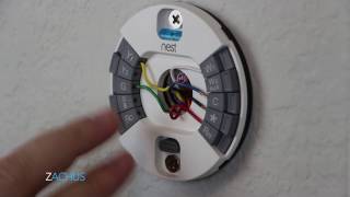 How to install Nest Learning Thermostat [upl. by Bonis493]