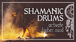 SHAMANIC JOURNEY • Activate Your Higher Mind • Shaman Drums • Trance and Meditation [upl. by Airrehs]