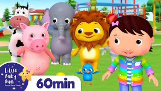 Learn Animal Sounds More Nursery Rhymes and Kids Songs  Little Baby Bum [upl. by Luhe]