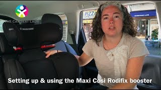 Maxi Cosi RodiFix booster Set Up amp Installation  TheCarSeatLady [upl. by Tepper]