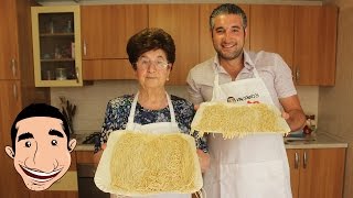 Italian Grandma Makes FRESH SPAGHETTI PASTA FROM SCRATCH [upl. by Refeinnej655]