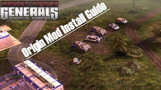 Zero Hour Enhanced Mod Install Guide Origin [upl. by Ahsenrac605]