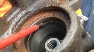 Replacing rear brake caliper seals [upl. by Vachill180]