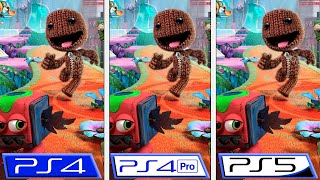 Sackboy A Big Adventure  PS5  PS4  PS4 Pro  Graphics amp FPS Comparison [upl. by Acissaj377]