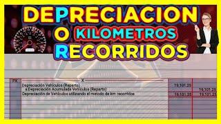 Como hacer una DEPRECIACION a VEHICULOS por KILOMETROS recorridos  asientos contables [upl. by Anyaj]