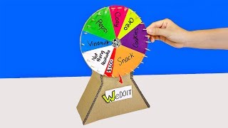 How To Make A Prize Wheel from Cardboard [upl. by Seaden393]