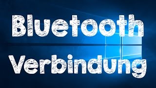 Windows 10 Bluetooth Gerät verbinden deutsch [upl. by Niple]