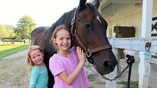 Addys First Horseback Riding Lesson [upl. by Ikin]