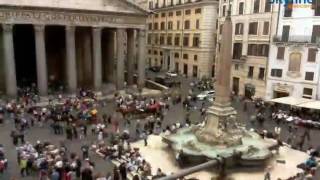 Live Webcam Rome Pantheon  Time Lapse [upl. by Ellatsyrc358]