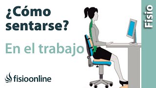 ¿Cómo sentarse bien en el trabajo [upl. by Franek]