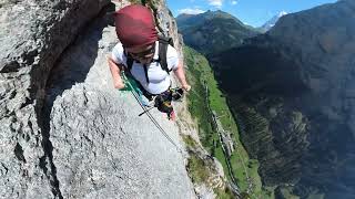 Murren via ferrata Switzerland [upl. by Aseneg]