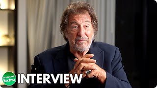 HOUSE OF GUCCI  Al Pacino quotAldo Gucciquot Onset Interview [upl. by Ahsad]