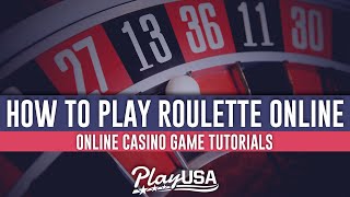 How to Play Roulette Online  Online Casino Game Tutorials [upl. by Hgielac]