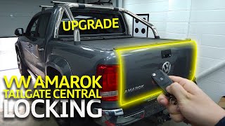 VW Amarok Tailgate Central Locking Upgrade [upl. by Esertal722]