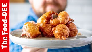 How To Make Greek Honey Doughnuts Loukoumades [upl. by Anivol]