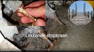 Lekkende stopkraan vervangen repareren [upl. by Schnapp]