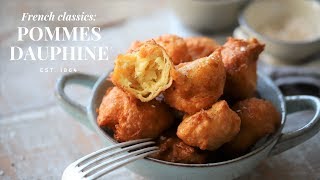 How to make pommes dauphine French potato puffs recipe [upl. by Fax]