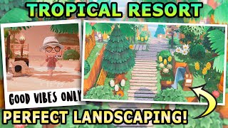 This TROPICAL RESORT Is The Best Yet w Interview  Animal Crossing New Horizons 5 Star Island Tour [upl. by Aivital]