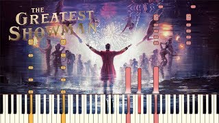 The Greatest Showman  quotThe Greatest Showquot Piano Tutorial Synthesia [upl. by Alane]