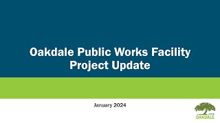 New Public Works Facility Update [upl. by Rube355]