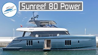 2023 Sunreef Power 80  Available in Electric Hybrid Diesel Power [upl. by Lampert]