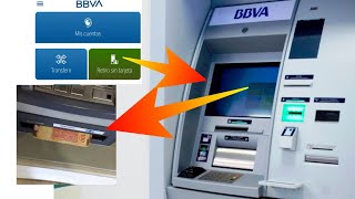 Como retirar dinero sin tarjeta de BBVA Bancomer Rápido y sencillo 2020 [upl. by Naujuj860]