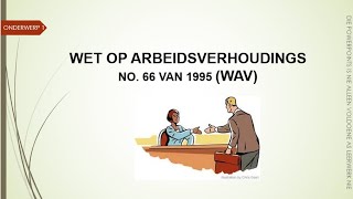 Gr12  Wet op Arbeidsverhoudings [upl. by Suiravat]