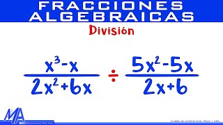 División de fracciones algebraicas [upl. by Eramal667]