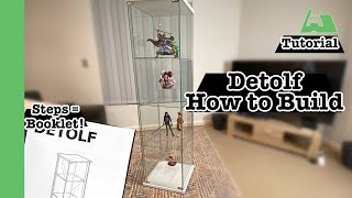 IKEAs Detolf Shelf Tutorial  Steps  Instruction Booklet [upl. by Prevot]