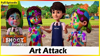 Pinaki And Happy  Bhoot Bandhus  Art Attack  Full Episode 84 [upl. by Majka]