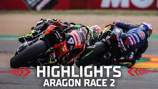 WorldSBK Race 2 Highlights  2022 Aragon Round [upl. by Virgilio]