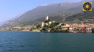 GARDASEE  Teil 2 quotMalcesine mit Scaligerburg Gardone Salo und Wasserfall Cascata Varonequot ITALIEN [upl. by Onilatac]