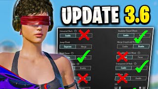 New Update 36 Best Settings amp Sensitivity to Improve Headshots and HipFire ✅❌  PUBG MOBILE  BGMI [upl. by Frentz256]