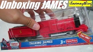 Unboxing James  Talking James Trackmaster Motorized Engine [upl. by Roshan]