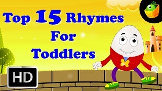 Top 15 Hit Songs For Toddlers  Collection Of CartoonAnimated English Nursery Rhymes For Kids [upl. by Eiramasil]