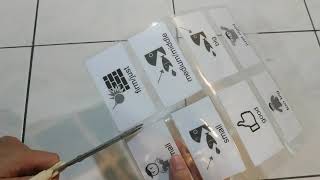 How to laminate paper [upl. by Dloraj]