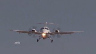 Malta Airport Threshold Landings [upl. by Naujahs]