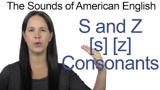 English Sounds  S s and Z z Consonants  How to make the S and Z Consonants [upl. by Yllim504]