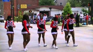 Glenville HS band and cheerleaders [upl. by Anayi]