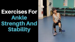 Ankle Stability Exercises With Resistance Bands [upl. by Yme595]