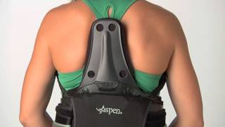 Aspen Vista Back Brace Line  wwwDMEDirectcom [upl. by Nnayllehs]