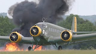 Big WW2 AIRCRAFT ENGINES Cold Startup and Sound [upl. by Ymar244]