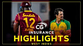 Highlights  West Indies v Australia  Marsh Stars as Aus Hit Back  4th CG Insurance T20I 2021 [upl. by Michaud229]