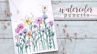 How To Use Watercolor Pencils for Beginners [upl. by Elrak]