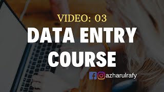 Data Entry Training  Live Work Demo for BEGINNERS [upl. by Ynohtnacram]