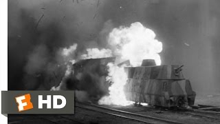 The Train 210 Movie CLIP  Allied Bombing Raid 1964 HD [upl. by Aydni]