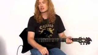 Dave Mustaine  Guitar Lesson [upl. by Ieso968]